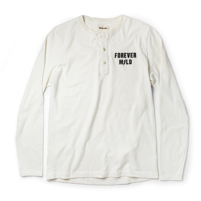 The Brother Moto Heavy Bag Henley in Forever Mild