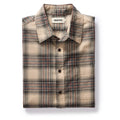 flatlay of The California in Dune Plaid Brushed Cotton Twill