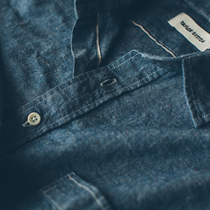 The California in Selvage Confetti Chambray