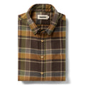 flatlay of The California in Zephyr Plaid folded