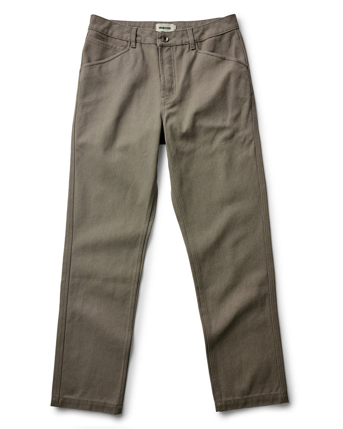 flatlay of The Camp Pant in Stone Chipped Canvas