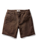 flatlay of The Camp Short in Aged Penny Chipped Canvas