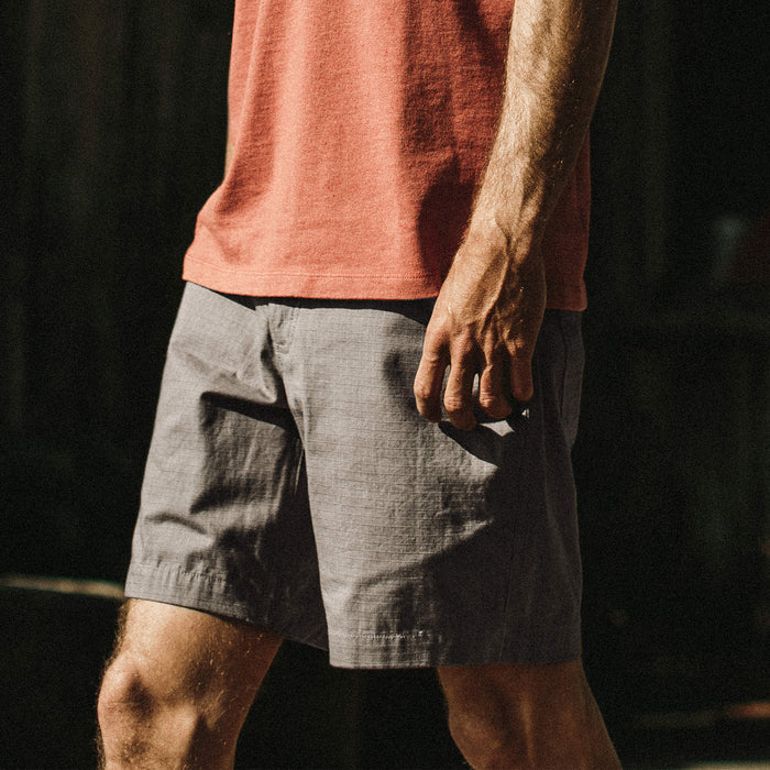 The Camp Short in Gravel Ripstop