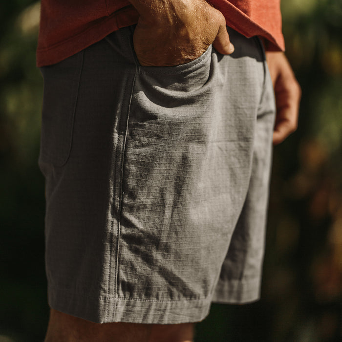 The Camp Short in Gravel Ripstop