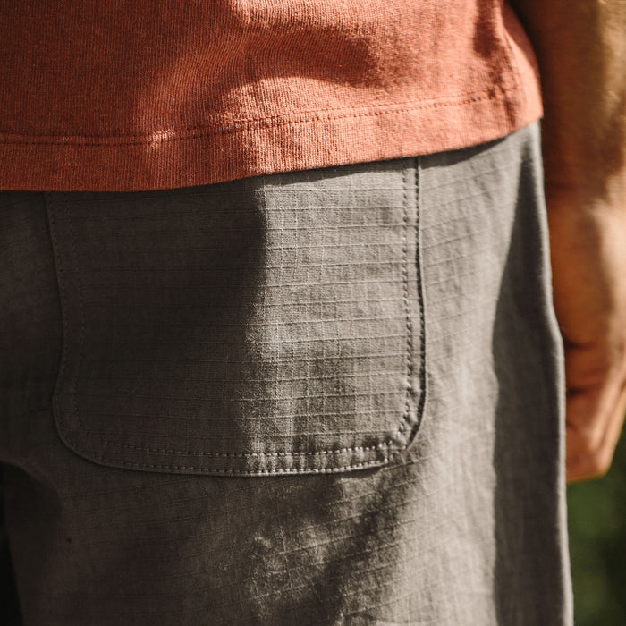 The Camp Short in Gravel Ripstop