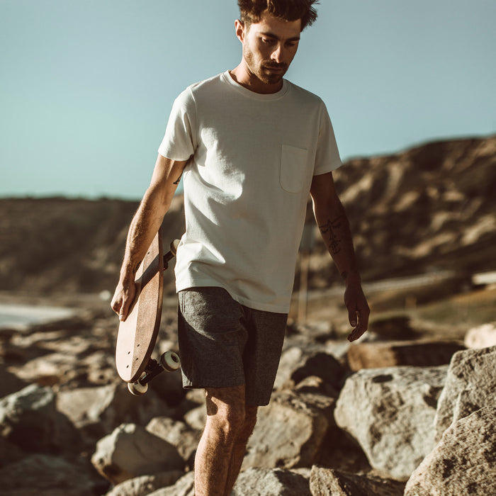 The Camp Short in Slub Chambray