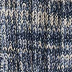 color swatch of The Camp Sock in Marled Blue