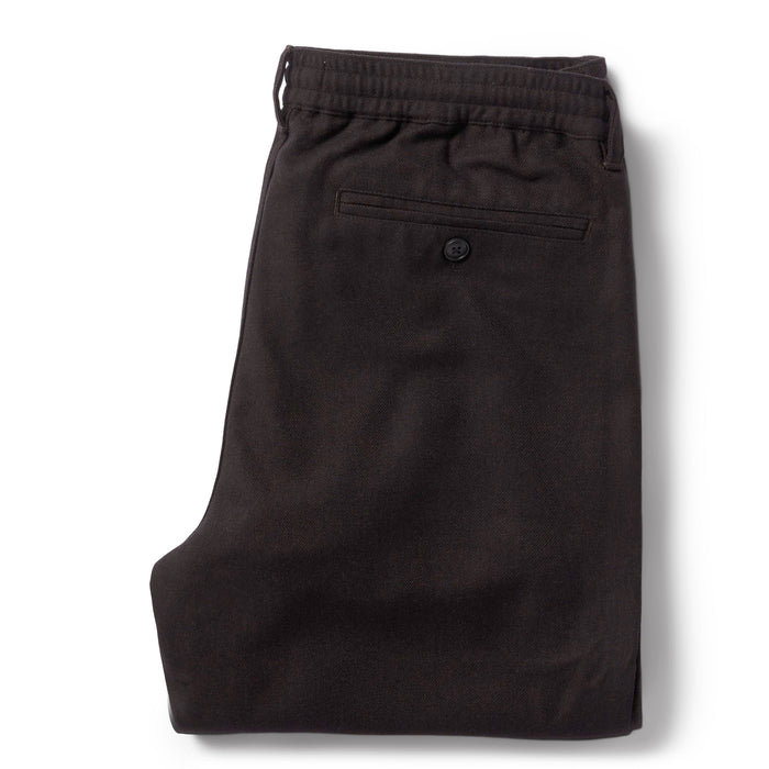 flatlay of the back of The Carmel Pant in Timber