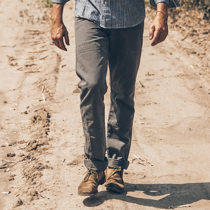 The Chore Pant in Washed Gravel