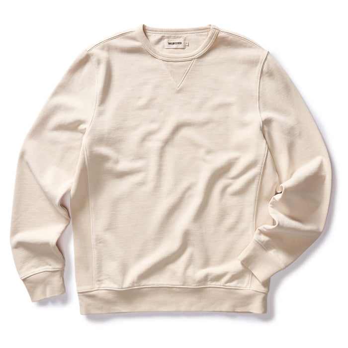 flatlay of The Cotton Hemp Crew in Natural