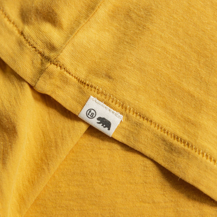 material shot of logo on bottom