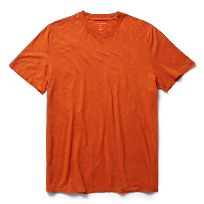 flatlay of The Cotton Hemp Tee in Monarch