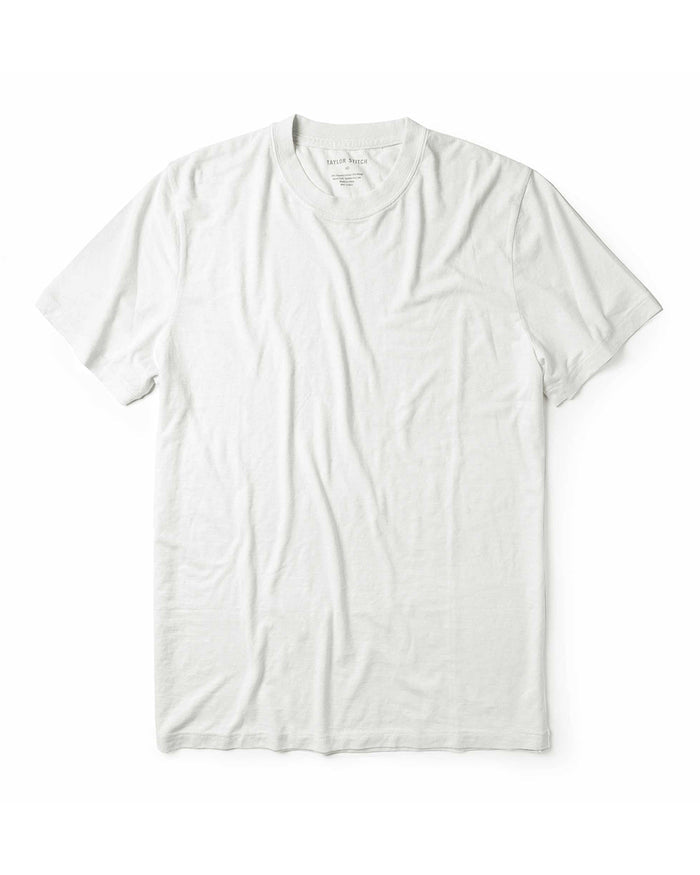 flatlay of The Cotton Hemp Tee in Natural