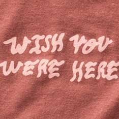 color swatch of The Cotton Hemp Tee in Wish You Were Here