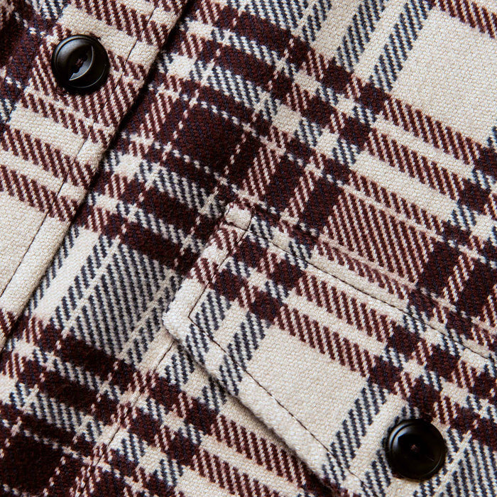 material shot of front pocket