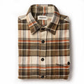 The Crater Shirt in Tan Plaid
