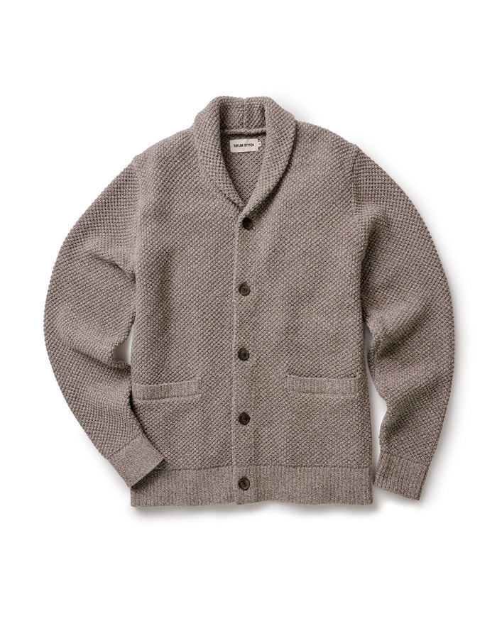 flatlay of The Crawford Sweater in Coffee Twist