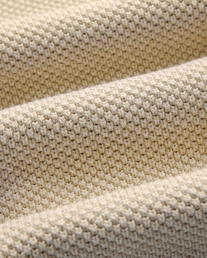 flatlay of The Crawford Cardigan Sweater in Marled Natural