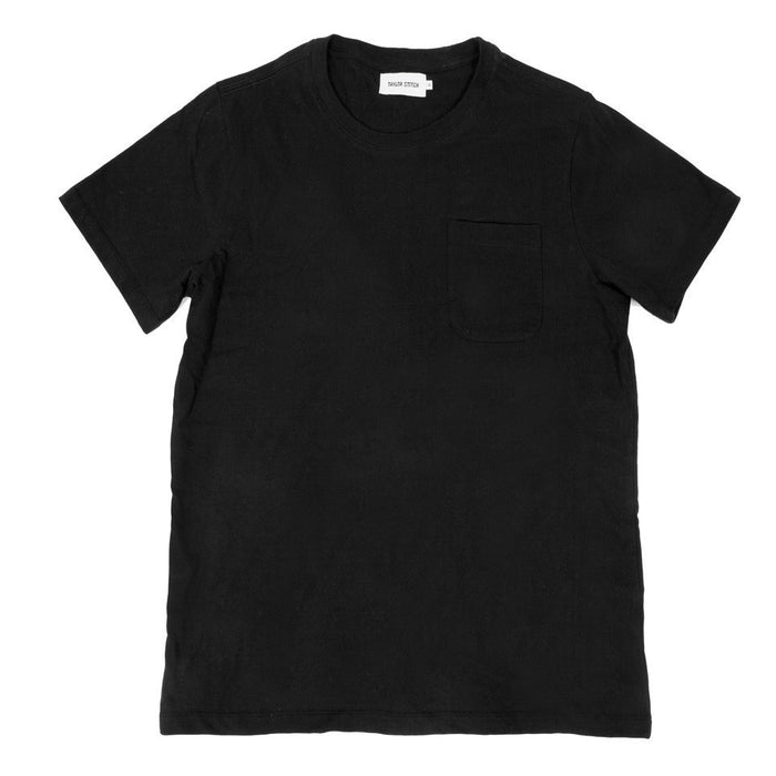 The Crewneck Pocket Tee in Black