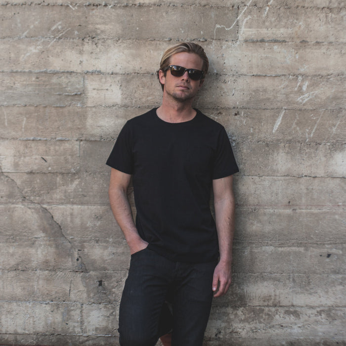 The Crewneck Pocket Tee in Black