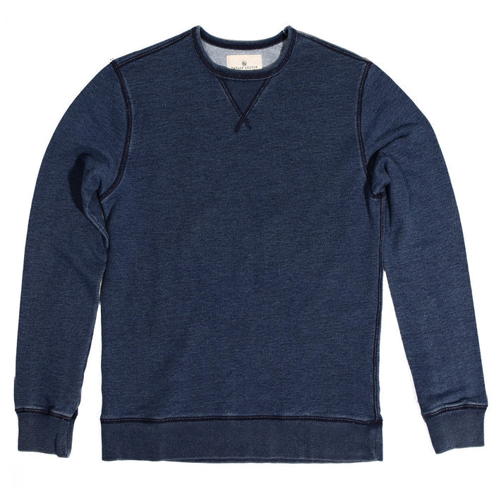 The Crewneck Sweatshirt in Sea Washed Indigo