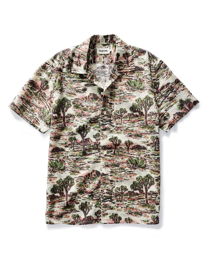 flatlay of The Davis Shirt in Desert Sunset