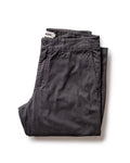 folded flatlay of The Democratic Foundation Pant in Organic Faded Black