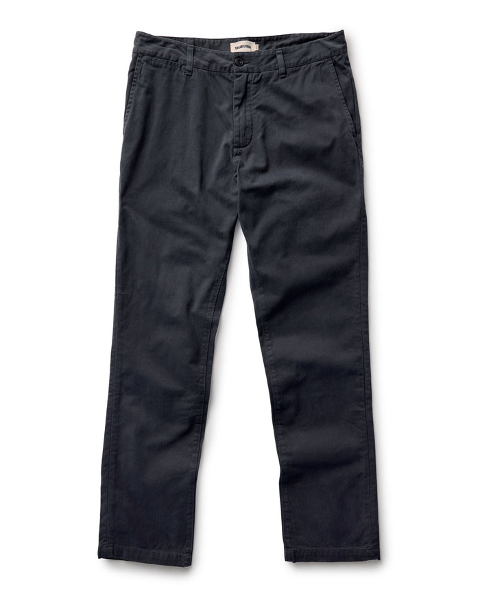 flatlay of The Democratic Foundation Pant in Organic Navy