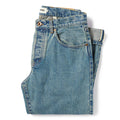 flatlay of The Democratic Jean in 24-Month Japanese Selvage folded