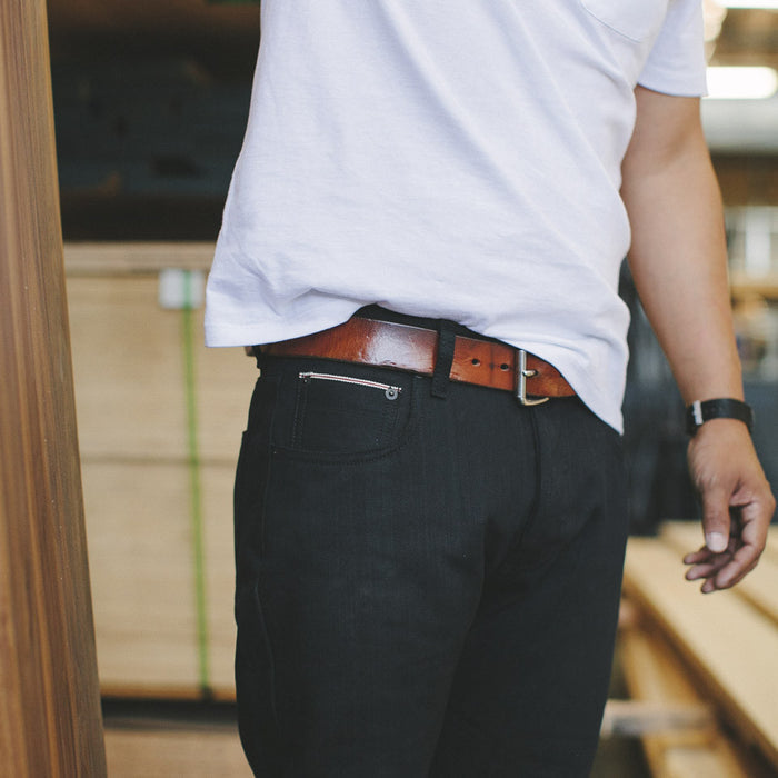 The Democratic Jean in Black Italian Selvage