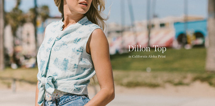 The Dillon in California Aloha Print workshop header