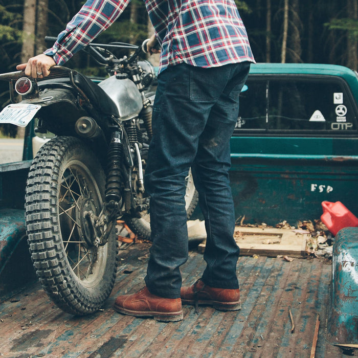 The Double Knee Moto Jean