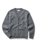flatlay of The Eastmoor Cardigan in Heather Graphite Wool