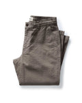 folded flatlay of The Easy Pant in Canteen Seersucker