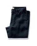 folded flatlay of The Easy Pant in Navy Linen