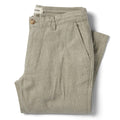 flatlay of The Easy Pant in Olive Herringbone