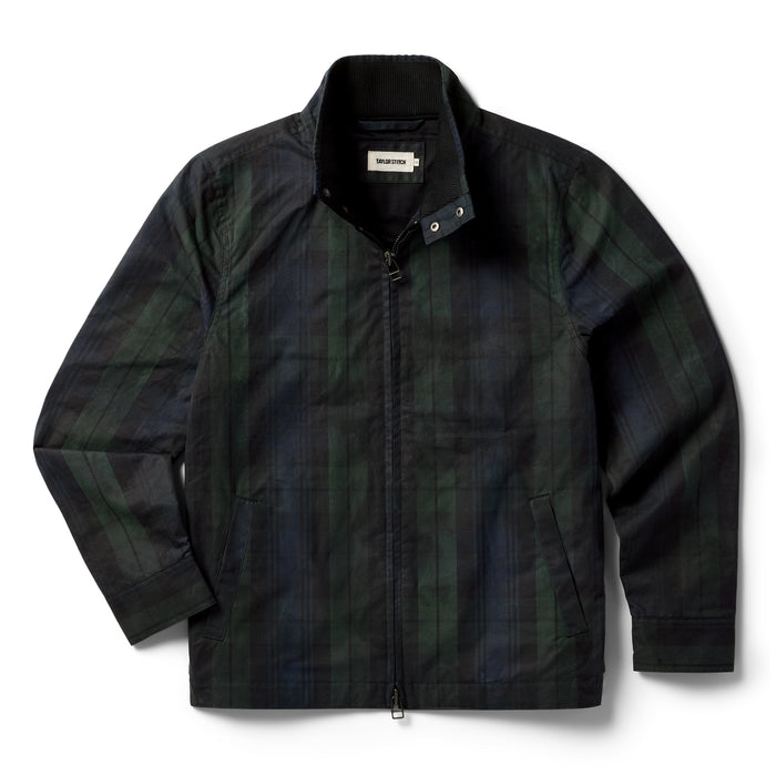 flatlay of The Flint Jacket in Blackwatch Dry Wax