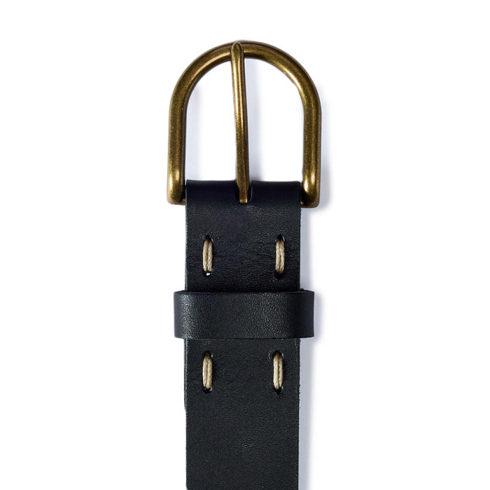 flatlay of the buckle on The Foundation Belt in Black