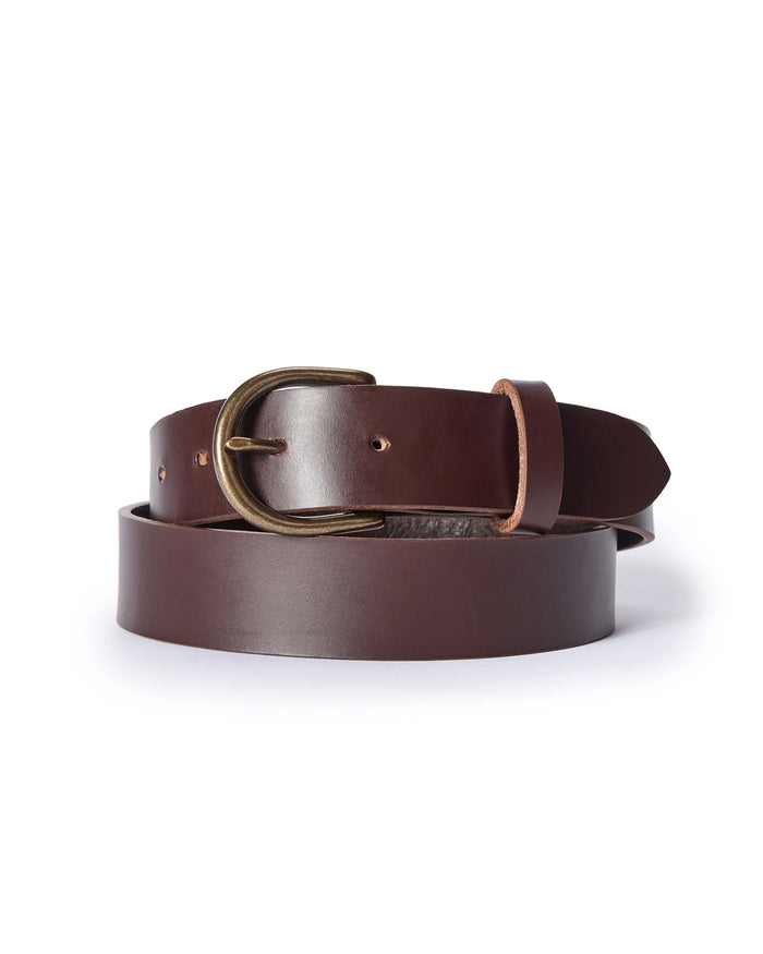editorial image of The Foundation Belt in Dark Brown wrapped up