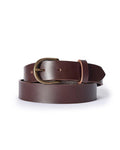 editorial image of The Foundation Belt in Dark Brown wrapped up