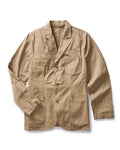 flatlay of The Foundation Sportcoat in Organic Khaki Twill