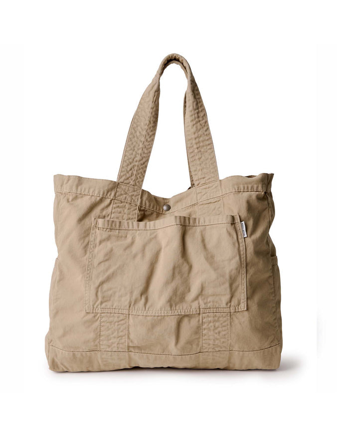 front image of The Foundation Tote in Organic Khaki