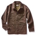 flatlay of The Fremont Jacket in Aged Penny Chipped Canvas
