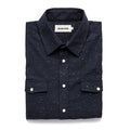 The Glacier Shirt in Navy Nep Twill