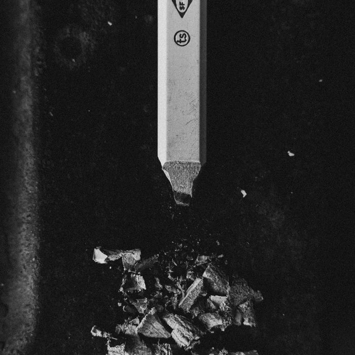 editorial image of the pencil shavings from The Good Acre Carpenter Pencil (3-Pack)