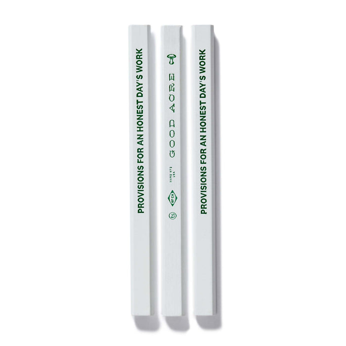 flatlay of The Good Acre Carpenter Pencil (3-Pack)