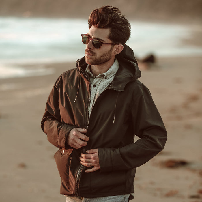 Our fit model in Ojai modeling our wind breaker