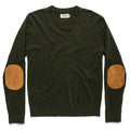 The Hardtack Sweater in Olive Cashmere Donegal