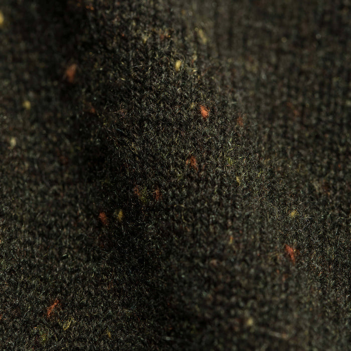 The Hardtack Sweater in Olive Cashmere Donegal