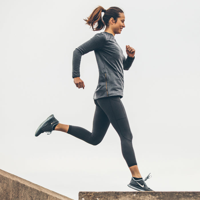 Stacy jogging in San Francisco